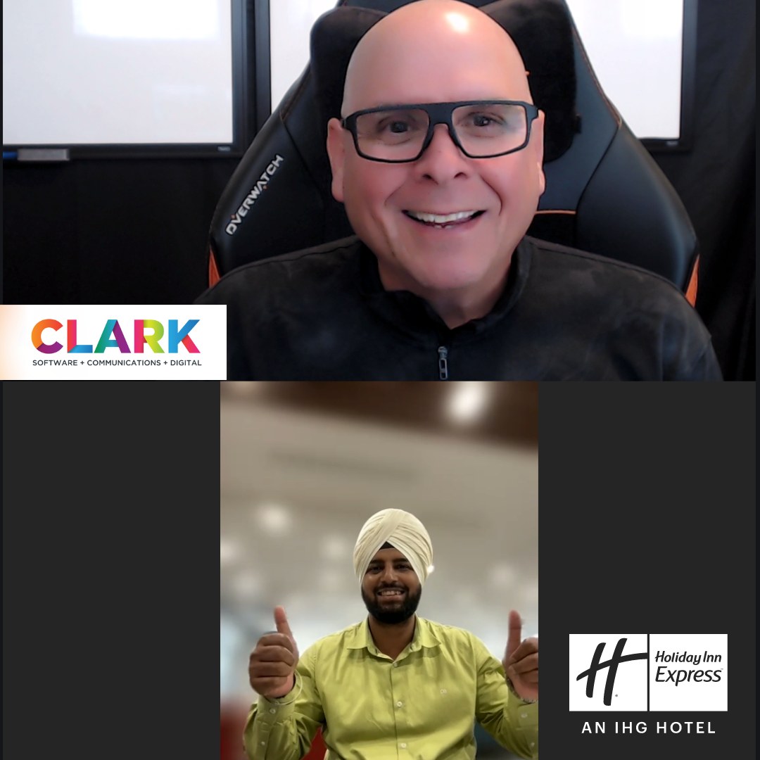 Paul Meyers and Hardeep Singh Bhagat at a BNI 1-2-1 meeting in North Bay